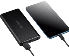 Canyon PB-106 micro USB/USB-C powerbank, 10000 mAh, črn (CNE-CPB1006B)