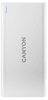 Canyon PB-106 micro USB/USB-C powerbank, 10000 mAh, bel (CNE-CPB1006W)