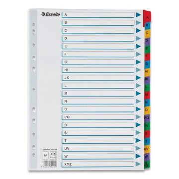 Esselte Mylar - A - Z, 20 listov
