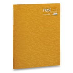 Katalog knjiga FolderMate Nest, A4, 20 listov, zlato rumena