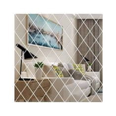 HOME & MARKER® Zrcalne nalepke, Nalepke z odsevom, Stenske nalepke, Samolepilne nalepke (32 kosov) | WALLGEM