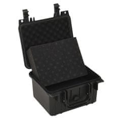 Vidaxl Prenosni letalski kovček črn 27x25x18 cm PP