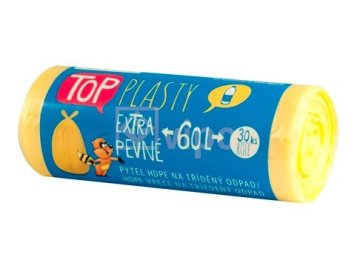 Kovovýroba Jeníkov Vrečke za odpadke 60L/30ks, 60x70cm, 15µm TOP za plastiko
