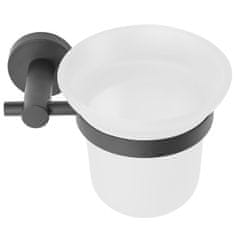 Tutumi WC ščetka Gun Black 322234A LEO