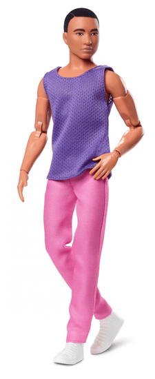 Mattel Barbie Looks Ken v vijolični majici HJW84