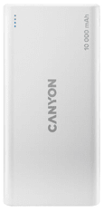 Canyon PB-108 prenosna baterija, 10000 mAh, bela (CNE-CPB1008W)