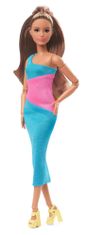 Mattel Barbie Looks Brunetka s čopom HJW82