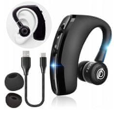 MG V9 Bluetooth Handsfree slušalka, črna