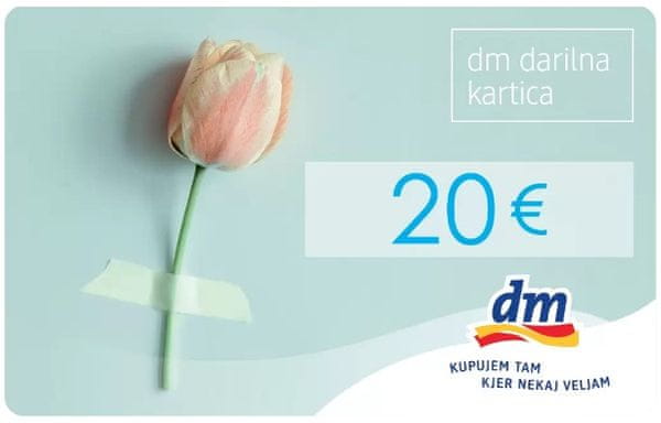 DARILO: DM darilni bon – 20 EUR 