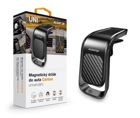 Aligator Magnetno držalo za avto HA15 Carbon, univerzalno