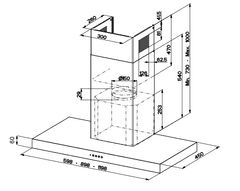 Faber Stilo Smart X A120 kuhinjska napa