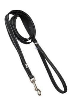 Hurtta Povodec Casual Reflective ECO črn 180cm/20mm