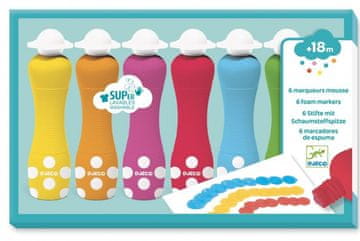 Djeco Penaste barve z aplikatorjem