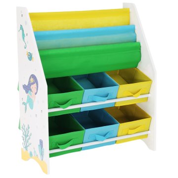 KONDELA Nomito organizator za igrače Tip 1 - barvna kombinacija / vzorec