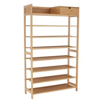 KONDELA Katley stojalo za čevlje s predalom