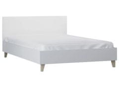KONDELA Posteljni okvir Fiera 90 - bel