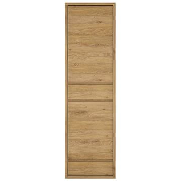 KONDELA Dvovratni regal Sheldon Tip 10 - šetlandski hrast