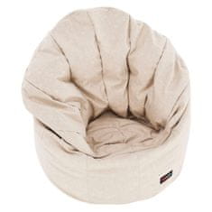 KONDELA Sedežna vreča Kenod - bež