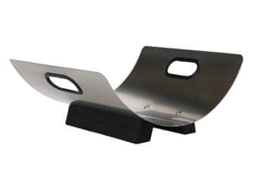 KONDELA Košara za drva Vren - srebrna / siva