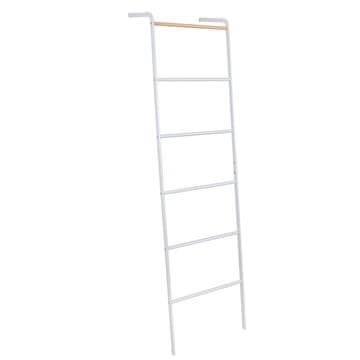 KONDELA Sušilnik perila z lestvijo Buny - bela / bukev