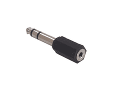 Cabletech Adapter banana 3.5mm-6.3mm stereo