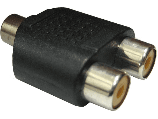 Cabletech Adapter banana 3,5mm Ž. ST.- 2 x cinch Ž.