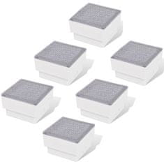 Vidaxl LED Talne Svetilke 6 kosov 100x100x68 mm