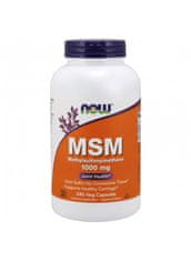 NOW Foods MSM (metilsulfonilmetan), 1000 mg, 240 zeliščnih kapsul