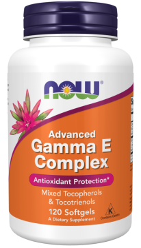 NOW Foods Advanced Gamma E Complex (kompleks vitamina E), 120 kapsul