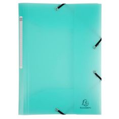 Exacompta Pastel PP Kartoteke z gumico A4 - zelene