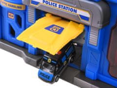 JOKOMISIADA Mega Garage kovček za dvigalo 2v1 Police Guard Za4361