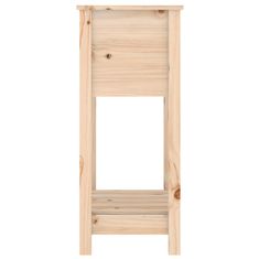 Vidaxl Visoka greda s polico 54x34,5x81 cm trdna borovina