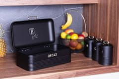 Berlingerhaus Škatla za kruh in hrano komplet 4 kosov Matte Black Collection BH-6754