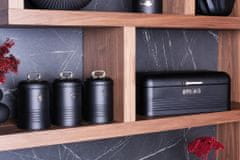 Berlingerhaus Skrinjica za kruh in hrano komplet 4 kosov Black Silver Collection BH-6754