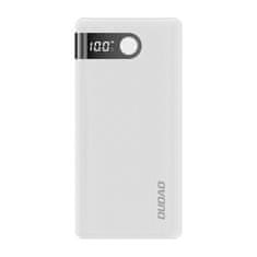 DUDAO Powerbank 20000 mAh 2x USB-C micro USB 2A z LED zaslonom bela