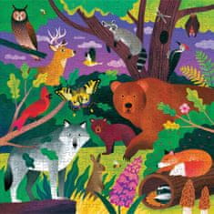 Mudpuppy Puzzle Gozdne živali - svetijo v temi 500 kosov