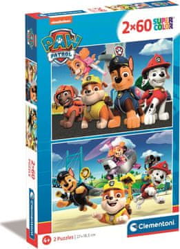 Clementoni Puzzle Paw Patrol 2x60 kosov