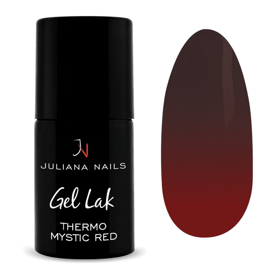 Juliana Nails Gel Lak TERMO rdeče rjava No.520 6ml