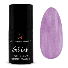 Juliana Nails Gel Lak Brilliant Shine Mauve bleščeča vijolična No.533 6ml