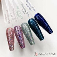 Juliana Nails Gel Lak Diamond Glitter Selfless vijolična roza bleščeča No.576 6ml