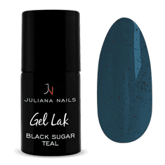 Juliana Nails Gel Lak Black Sugar Teal zelena No.592 6ml