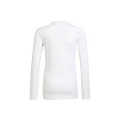 Adidas Majice obutev za trening bela S JR Techfit Compression