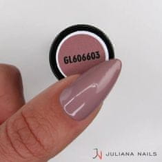 Juliana Nails Gel Lak Rosy Mauve vijolična nude No.603 6ml