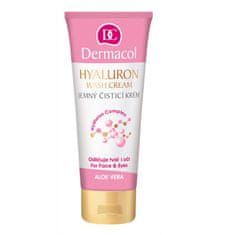 Dermacol Nežna čistilna krema 3D Hyalluron Therapy (umivalna krema za obraz in oči) 100 ml