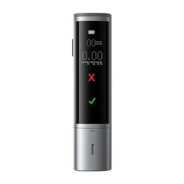 BASEUS safejourney pro elektronski alkotest brez ust (siv)