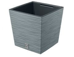 Prosperplast Prevleka za cvetlični lonec FURU SQUARE LOW 2v1 plastika 30x30x29cm