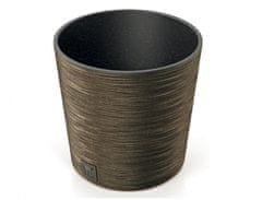 Prosperplast Prevleka za cvetlični lonec FURU ROUND ECO WOOD 2v1 plastika d30x30cm