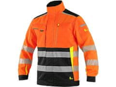 Jacket CXS BENSON, high visible, men´s, orange-black, size 68 