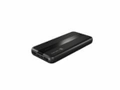 Natec powerbank TREVI SLIM 10000 mAh 2X USB-A + 1X USB-C, črna
