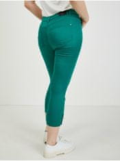 Orsay Zelené dámské zkrácené kalhoty ORSAY 32